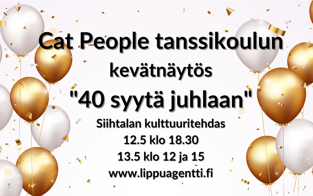 Kevätnäytöksen liput nyt myynnissä!